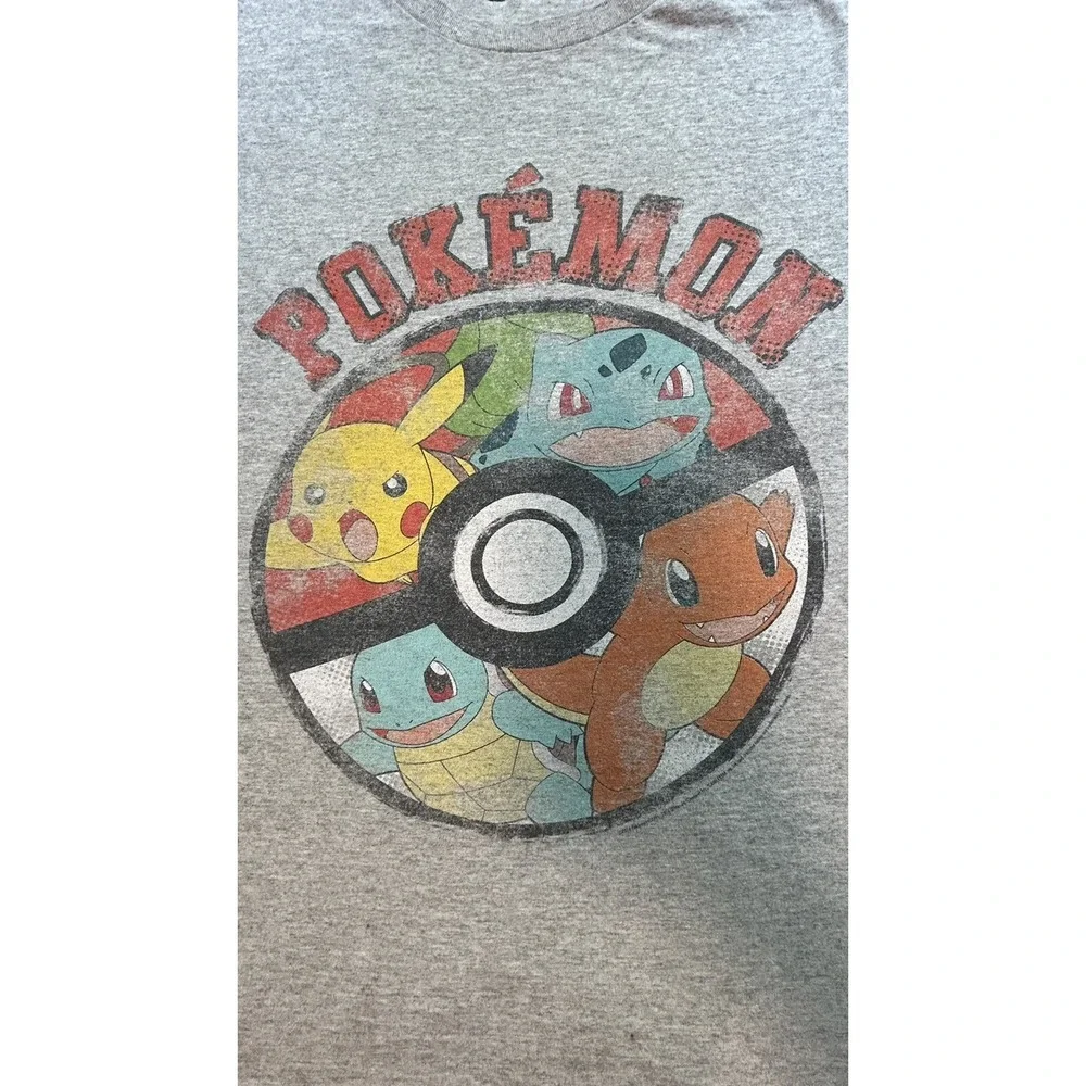 Old Navy Collectabilitees‎ Boys T- Shirt Size XL/TG Gray Pokemon Tee